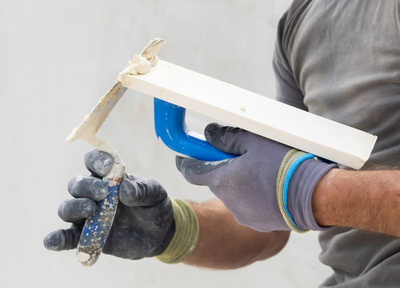 Grout painting restores the appearance of old, stained grout